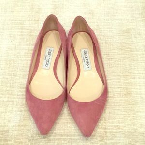 Jimmy Choo Rose Suede flat